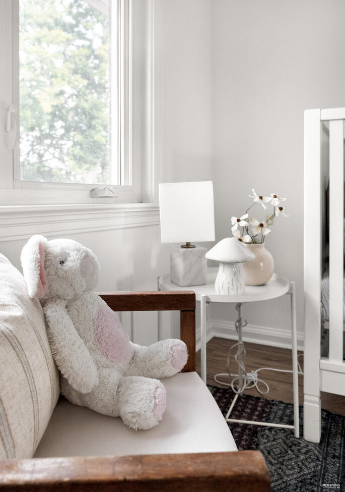 Untitled staged nursery by jordan pal group